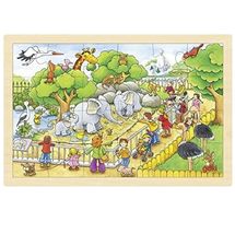 Puzzle visita allo zoo GK57808 Goki 1