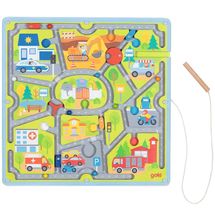 Labirinto magnetico Piccola città GK58379 Goki 1