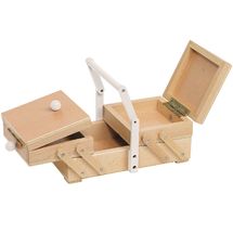 Scatola da cucito con manico bianco GK58415 Goki 1