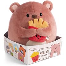 Peluche Nomo Orsetto 16cm con patatine fritte NI-61148 Nici 1