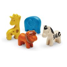 Figurine - 4 animali della savana PT6128 Plan Toys 1