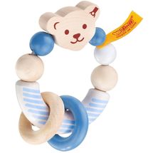 Sonaglio in legno orso Steiff blu SE64301 Selecta 1
