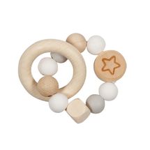 Sonaglio in legno e silicone stella GK65242 Goki 1