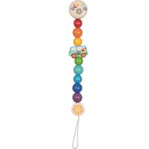 Catenella porta ciuccio furgone arcobaleno GK65358 Goki 1