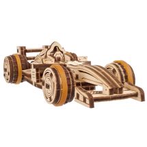 Mini auto da corsa modello meccanico U-70252 Ugears 1