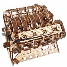 Motore V8 modello meccanico U-70264 Ugears 1