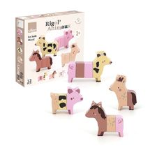 Animali della fattoria magnetici Sarah Betz V7116 Vilac 1