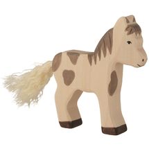 Figurina di puledro in piedi HZ-80043 Holztiger 1