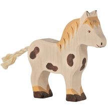 Figurina di pony Gazza HZ-80044 Holztiger 1