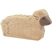 Figurina di pecora, sdraiata HZ-80074 Holztiger 1