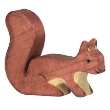 Figurina di scoiattolo marrone HZ-80108 Holztiger 1