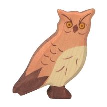 Figurina di gufo HZ-80123 Holztiger 1