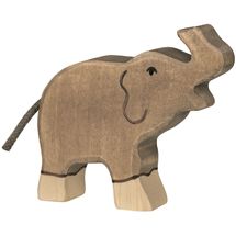 Figurina di elefante, tronco alto HZ-80150 Holztiger 1