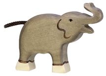 Figurina di elefante, tronco alto HZ-80150 Holztiger 1