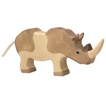 Figurina di rinoceronte HZ-80158 Holztiger 1