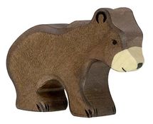 Statuetta di piccolo orso bruno HZ-80185 Holztiger 1