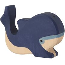 Figurina di balena blu HZ-80196 Holztiger 1