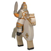 Figurina del Cavaliere Bianco con spada HZ-80256 Holztiger 1