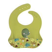 Bavaglino in silicone Cracky il dinosauro SJ-SI0993 Sassi Junior 1