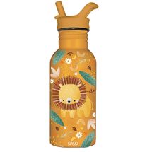 Bottiglia in acciaio 500 ml Chompy il leone SJ-SB1082 Sassi Junior 1