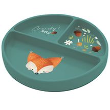 Piatto in silicone Crunchy la volpe SJ-SI1662 Sassi Junior 1