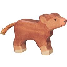 Figurina di vitello di bestiame delle Highland HZ-80557 Holztiger 1