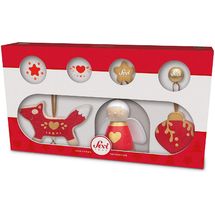 Set decorazioni natalizie rosse (3 pz) SE83098 Sevi 1