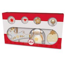 Set decorazioni natalizie bianche (3 pz) SE83099 Sevi 1