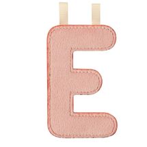 Lettera E rosa fosforescente LL83865 Lilliputiens 1