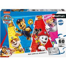 Puzzle I coloratissimi Paw Patrol 60 pezzi N86186 Nathan 1