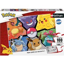 Puzzle Pikachu, Evoli e compagnia 100 pezzi N86188 Nathan 1
