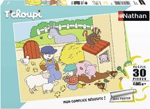 Puzzle T'choupi nella fattoria 30 pezzi N863792 Nathan 1