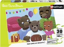 Puzzle di compleanno Orso Bruno 30 pezzi N863808 Nathan 1