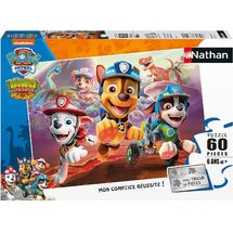 Puzzle Paw Patrol e i dinosauri 60 pezzi N86575 Nathan 1