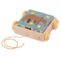 Carretto con cube puzzle animali SE87857 Sevi 1