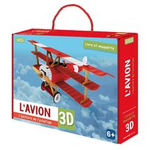Libro e modellino L'aereo 3D SJ-604394 Sassi Junior 1