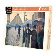 Via Parigi, giorno di pioggia di Caillebotte A134-150 Puzzle Michèle Wilson 1