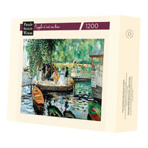 La Grenouillère di Renoir A450-1200 Puzzle Michèle Wilson 1