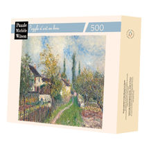 Un percorso nei Sablons di Sisley A667-500 Puzzle Michèle Wilson 1