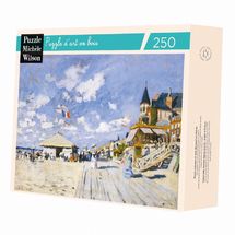 Sulle tavole di Trouville Monet A998-250 Puzzle Michèle Wilson 1