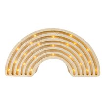 Luce notturna arcobaleno Legno naturale LL016-000 Little Lights 1