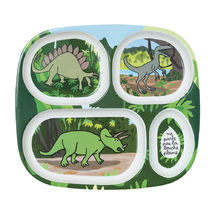 Piatto vassoio con scomparti dinosauri PJ-DI935L Petit Jour 1