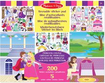 200 adesivi riutilizzabili - Principesse MD-14306 Melissa & Doug 1