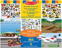 165 adesivi riutilizzabili - Veicoli MD-14199 Melissa & Doug 1