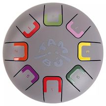 Tamburo a lingua 8 note grigio chiaro JCTMB06G Tambú 1