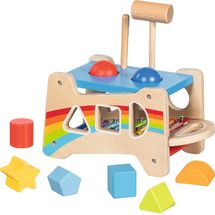 Banco da martellare e incastonatore di forme con xilofono GK58304 Goki 1