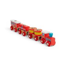 Treno dei pompieri e di salvataggio BJT474 Bigjigs Toys 1