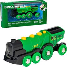 Locomotiva verde multifunzione BR-33593 Brio 1