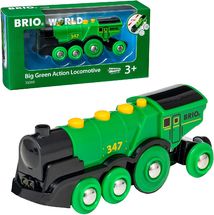 Locomotiva verde multifunzione BR-33593 Brio 1