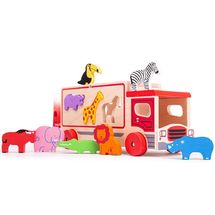 Camion Safari con forme a incastro BJ641 Bigjigs Toys 1